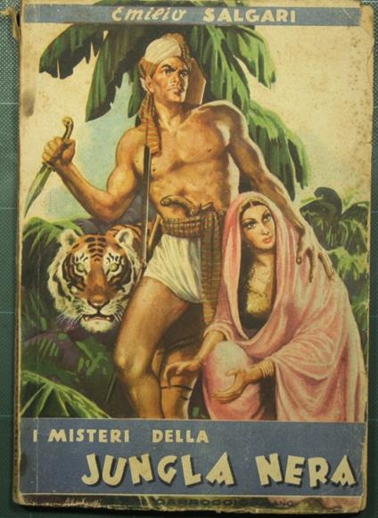 I misteri della Jungla Nera - Emilio Salgari - copertina