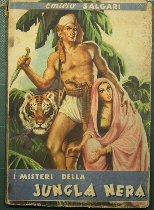 I misteri della Jungla Nera - Emilio Salgari - copertina
