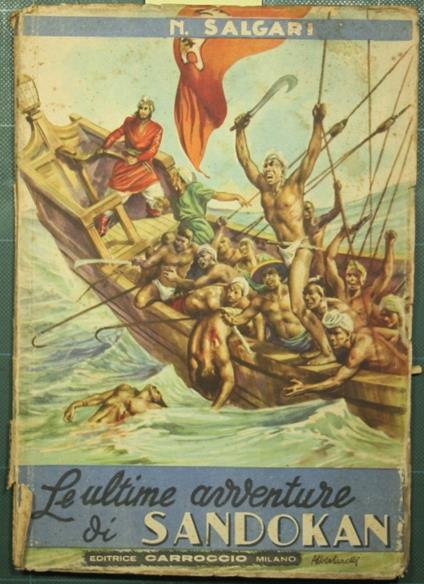Le ultime avventure di Sandokan - Emilio Salgari - copertina