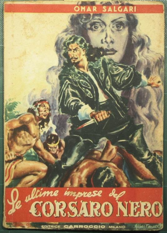 Le ultime imprese del Corsaro nero - Omar Salgari - copertina