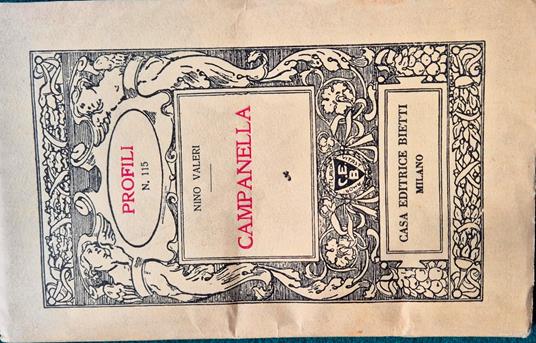 Campanella - Nino Valeri - copertina