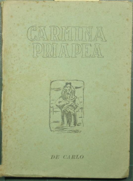 Carmina Priapea - copertina