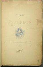 Poesies de Anacreon