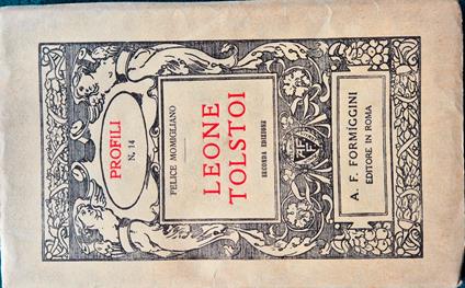Leone Tolstoi - copertina