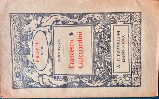 Francesco Guicciardini - copertina