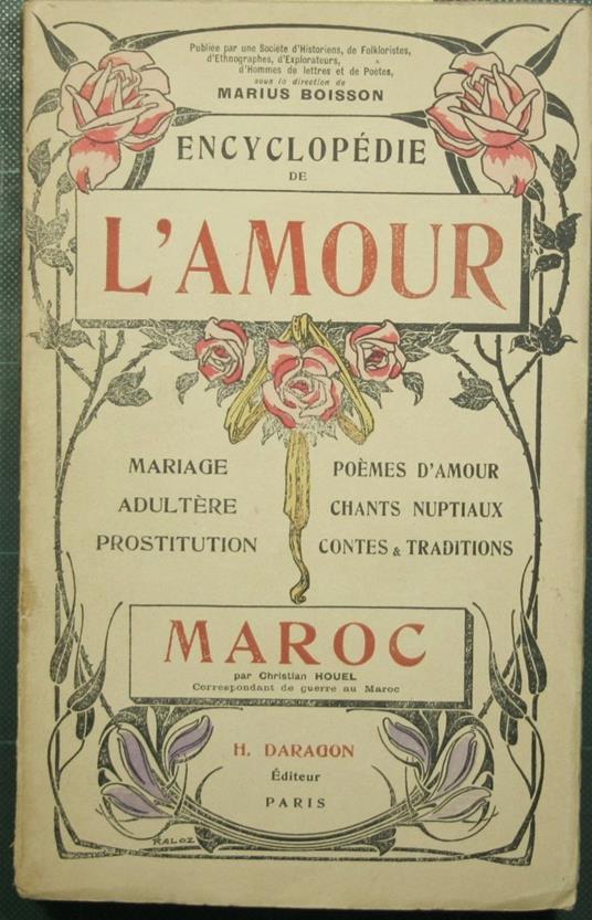 Encyclopedie de l'amour - Maroc - copertina