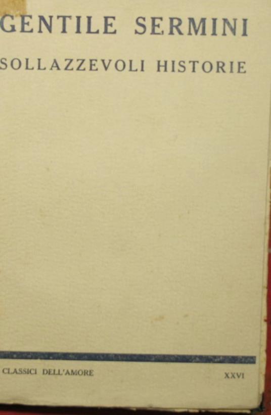 Sollazzevoli historie - copertina