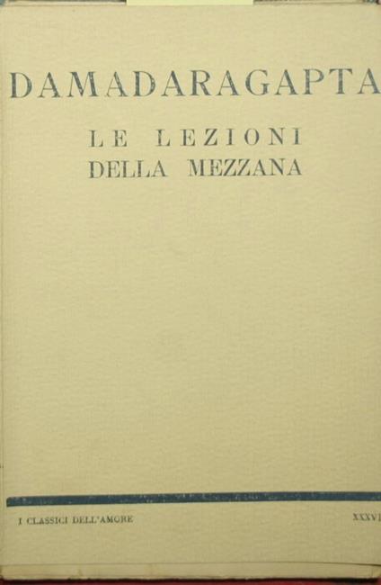 Le lezioni della mezzana - copertina
