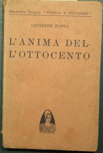 L' anima dell'Ottocento - Giuseppe Ionta - copertina
