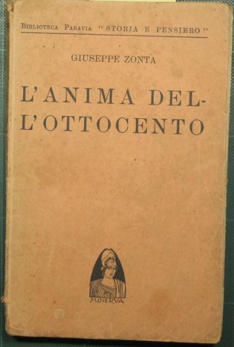 L' anima dell'Ottocento - Giuseppe Ionta - copertina