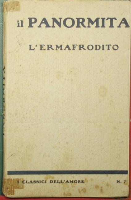 L' ermafrodito - L'ecatelegio - copertina