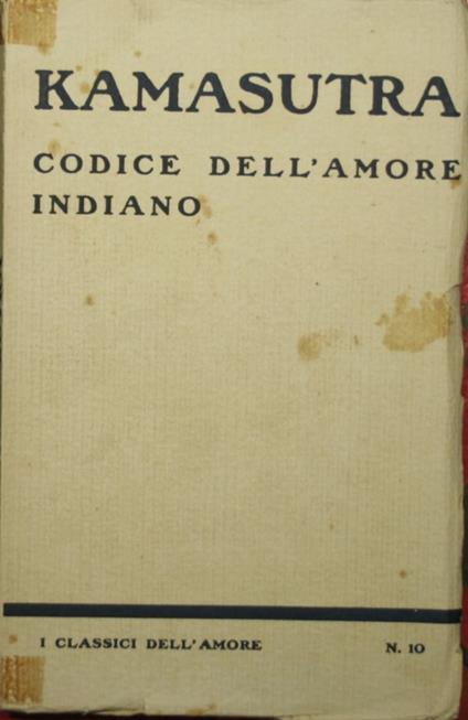 I kama sutra - Mallanaga Vatsyayana - copertina