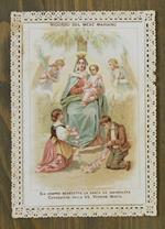 Santino: Sia sempre benedetta la santa ed immacolata concezione... Ricordo del mese mariano