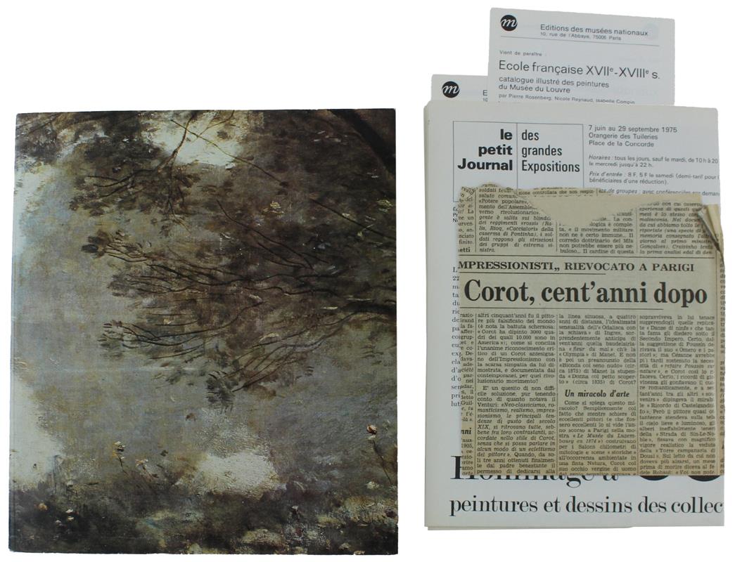 HOMMAGE A COROT. Peintures et dessins des collections françaises. Musée de l’Orangerie, 6 juin