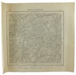 MONTE ADAMELLO. Foglio 20 della Carta d'Italia, scala di 1:100.000, cm 57,5x52