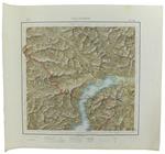 CANNOBIO. Foglio 16 della Carta d'Italia, scala di 1:100.000, cm 57,5x52