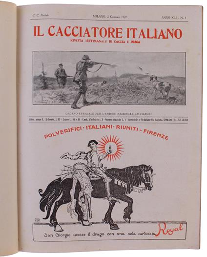Il CACCIATORE ITALIANO - copertina