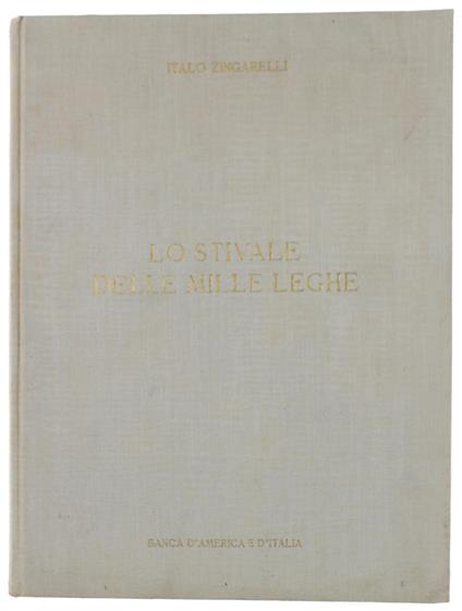 Lo STIVALE DELLE MILLE LEGHE. - copertina