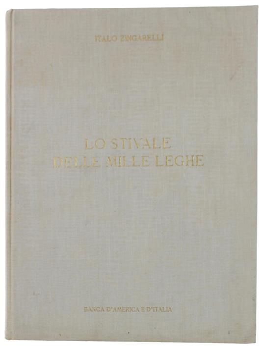 Lo STIVALE DELLE MILLE LEGHE. - copertina