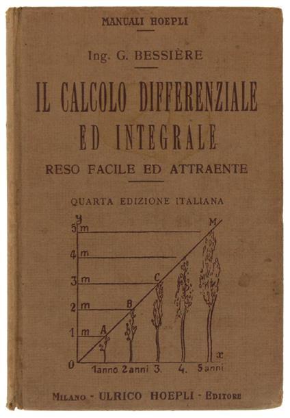 Il CALCOLO DIFFERENZIALE ED INTEGRALE RESO FACILE ED ATTRAENTE [4a edizione] - Gustavo Bessiere - copertina