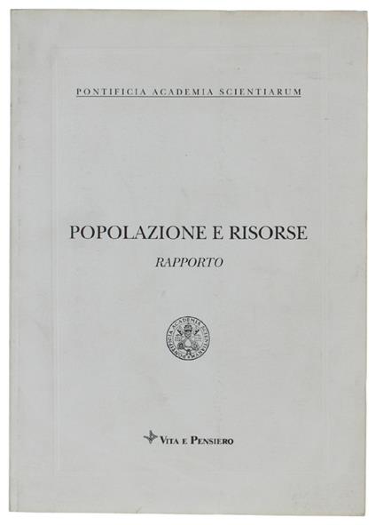 POPOLAZIONE E RISORSE - copertina