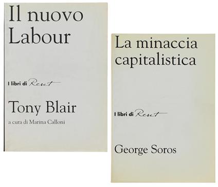 MINACCIA CAPITALISTICA + IL NUOVO LABOUR - copertina