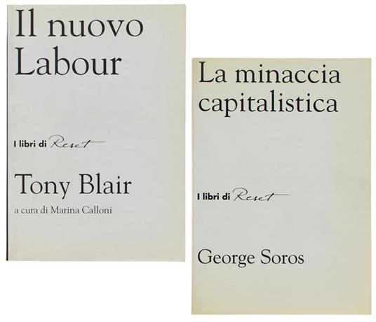 MINACCIA CAPITALISTICA + IL NUOVO LABOUR - copertina