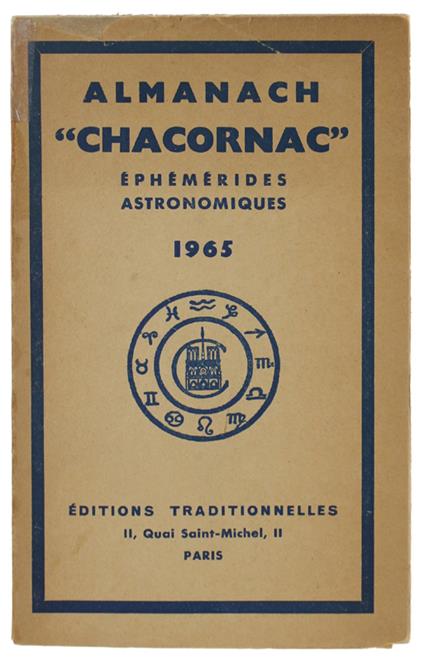 ALMANACH "CHACORNAC" - copertina
