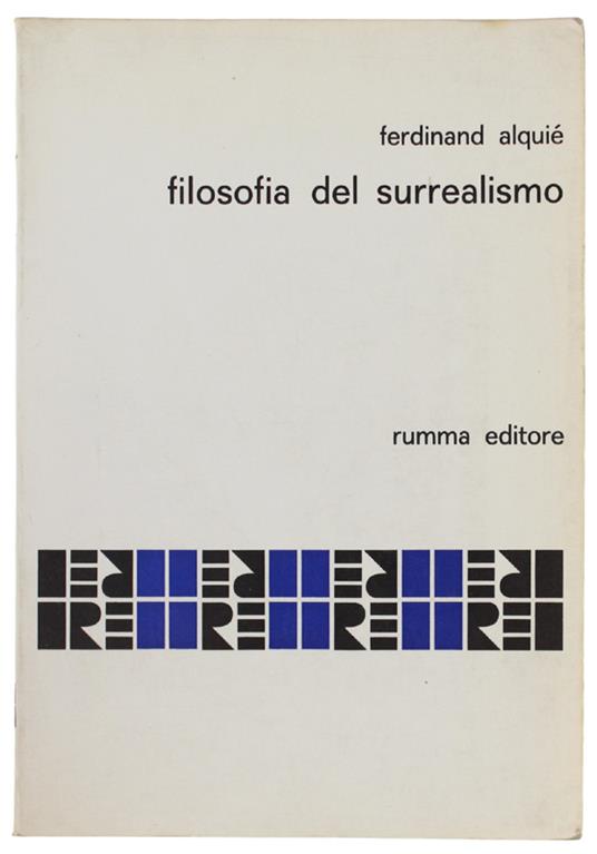 FILOSOFIA DEL SURREALISMO - Ferdinand Aliquè - copertina