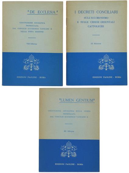 Concilio Ecumenico Vaticano II: LUMEN GENTIUM - Paolo VI - copertina