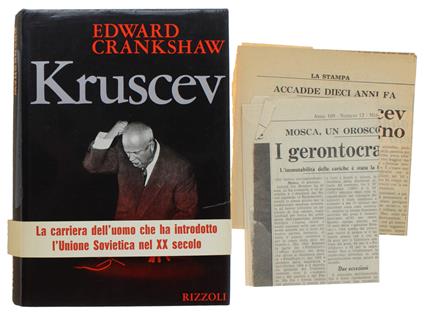 KRUSCEV. - Edward Crankshaw - copertina