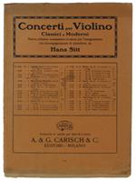 CONCERTI PER VIOLINO CLASSICI E MODERNI. Nuova edizione... Riveduta da Hans Sitt: BEETHOVEN, Op: 61. CONCERTO in re mag.