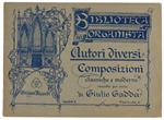 BIBLIOTECA DELL'ORGANISTA. Composizioni Classiche e Moderne ... Fascicolo 8°