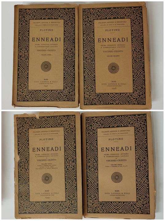 Enneadi. Tre volumi in quattro tomi - Plotino - copertina