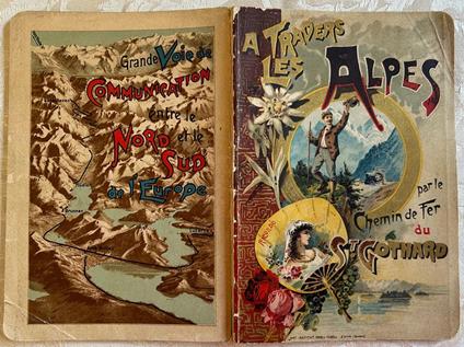 A Travers Les Alpes Par Le Chemin De Fer Du Saint Gothard - copertina