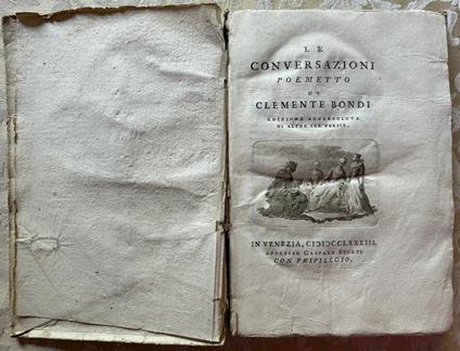 Le Conversazioni. Rime Varie - copertina