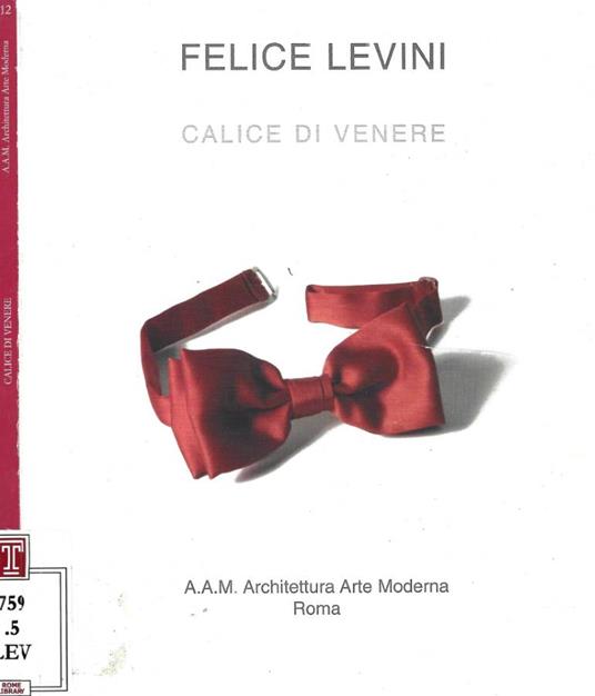 Felice Levini. Calice di Venere - copertina