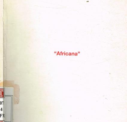Africana - copertina