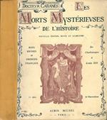 Les morts mystérieuses de l'histoire