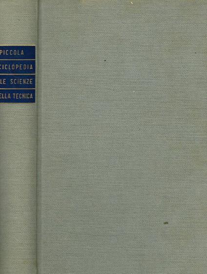 Piccola enciclopedia delle scienze e della tecnica - copertina