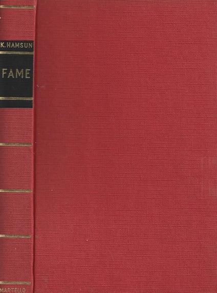 Fame - Knut Hamsun - copertina