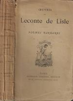 Oeuvres de Laconte de Lisle
