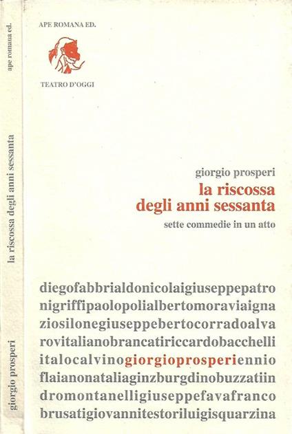 La riscossa degli Anni Sessanta - Giorgio Prosperi - copertina