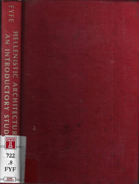 Hellenistic architecture - copertina