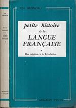 Petite histoire de la langue francaise