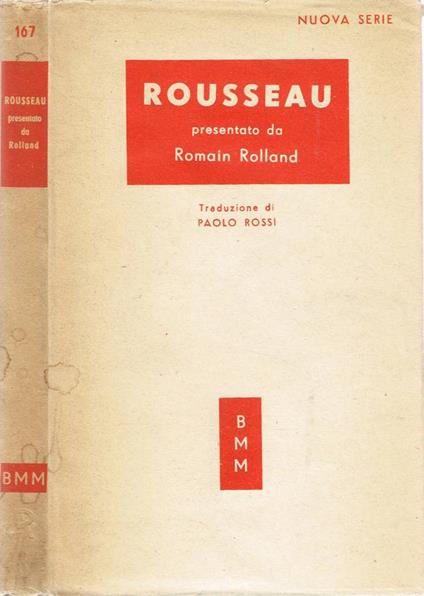 Rousseau - Jean-Jacques Rousseau - copertina