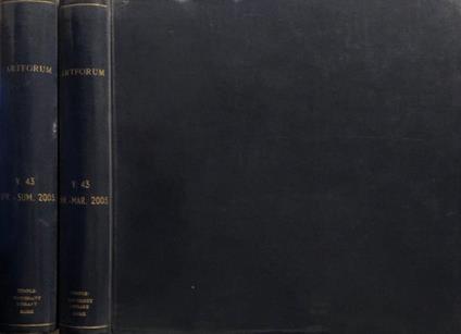 Art Forum vol 43 n 5,6,7 vol 43 n 8,9,10 2005 - copertina