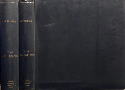 Art Forum vol 44 n 5,6,7 vol 44 n 8,9,10 2006 - copertina
