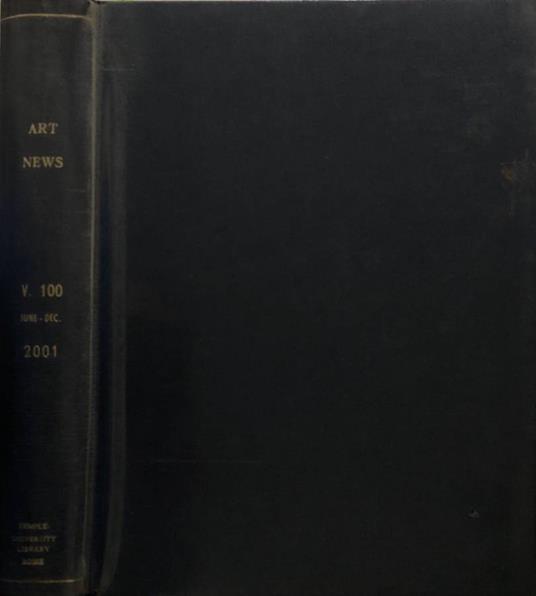 Art News vol 100, n 6,7,8,9,10,11 2001 - copertina