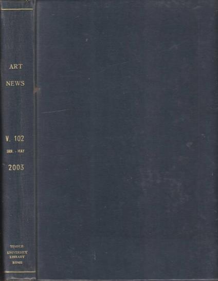 Art News vol 102, n 1,2,3,4,5 2003 - copertina